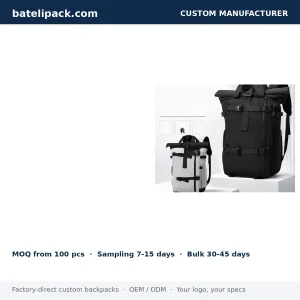 Business Backpack with Outdoor Use, Travel Use — Custom Logo & OEM