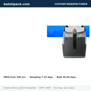 School Backpack with Large Capacity, Sport Use — Custom Logo & OEM
