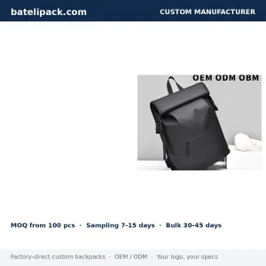 Travel Daypack with Outdoor Use — Custom Logo & OEM