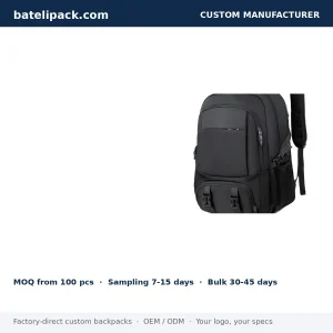 Travel Daypack with Large Capacity, Outdoor Use — Custom Logo & OEM