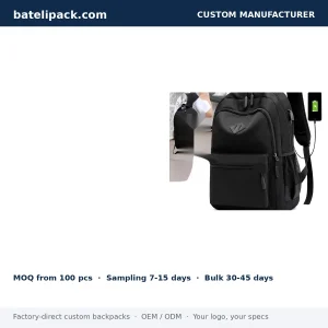 School Backpack with Large Capacity, Sport Use, Outdoor Use — Custom Logo & OEM