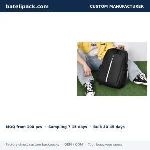 School Backpack with Custom Logo — Custom Logo & OEM