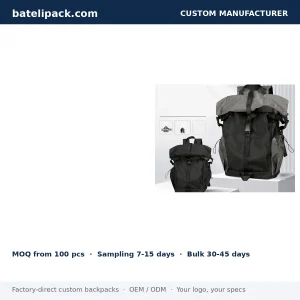 Travel Daypack with Large Capacity, Sport Use, Outdoor Use — Custom Logo & OEM