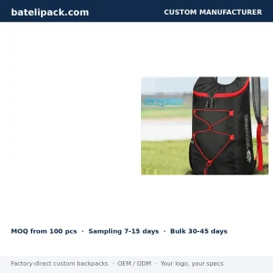 Travel Daypack with Water-Repellent, Custom Logo, Outdoor Use — Custom Logo & OEM