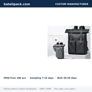 Travel Daypack with Large Capacity — Custom Logo & OEM