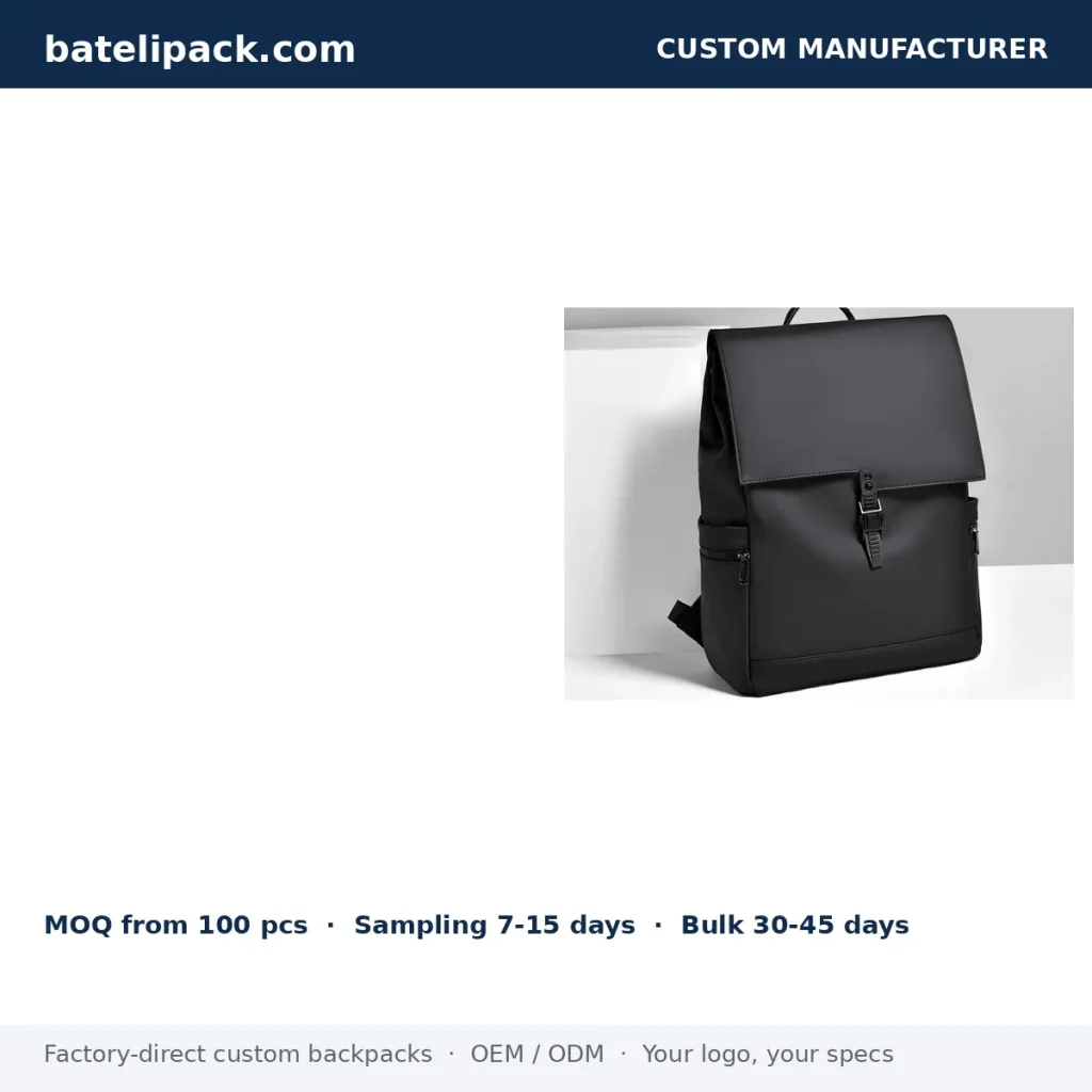 Business Backpack — Custom Logo & OEM