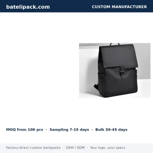 Business Backpack — Custom Logo & OEM