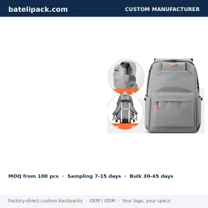 School Backpack with Outdoor Use — Custom Logo & OEM