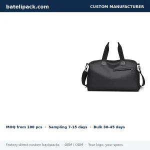 Business Backpack with Large Capacity, Outdoor Use, Travel Use — Custom Logo & OEM