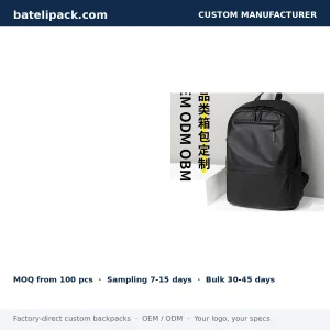 Business Backpack with Large Capacity, Outdoor Use, Student Use — Custom Logo & OEM