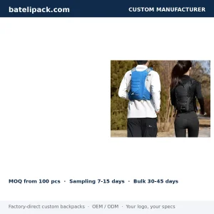 Travel Daypack with Large Capacity, Lightweight, Sport Use — Custom Logo & OEM