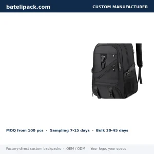 Travel Daypack with Outdoor Use — Custom Logo & OEM