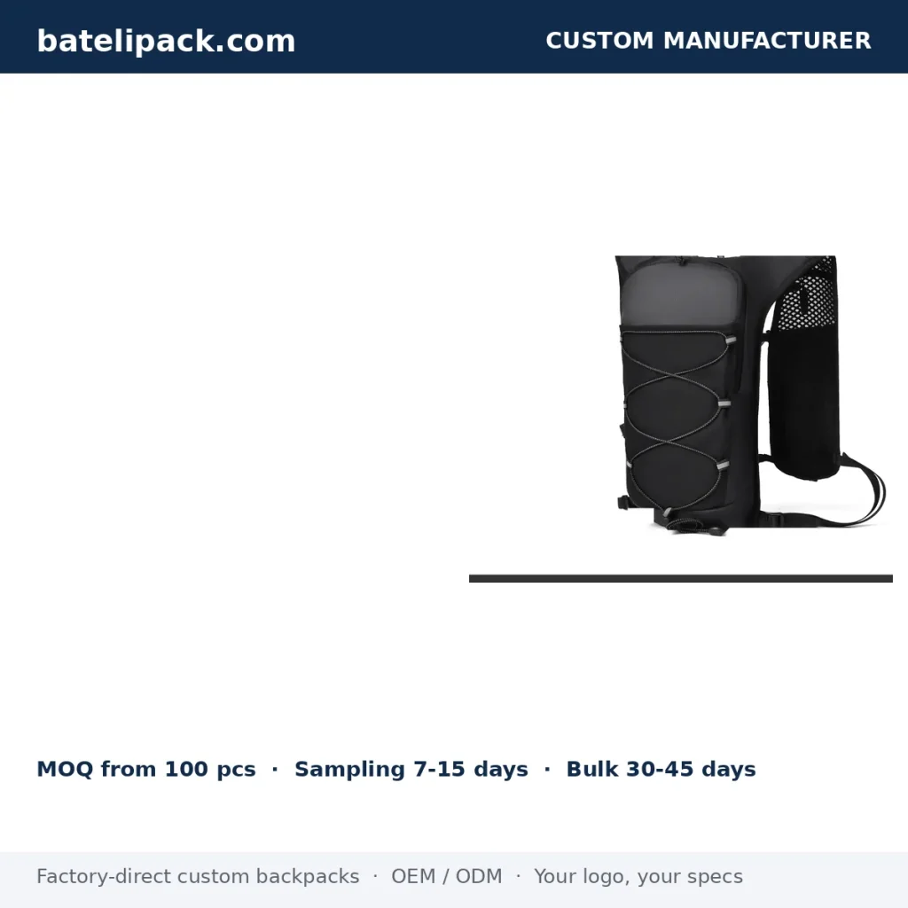 Outdoor Backpack with Water-Resistant — Custom Logo & OEM