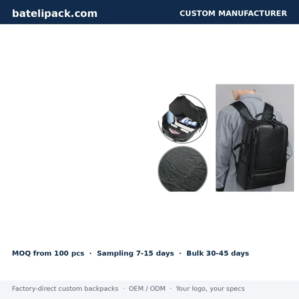 School Backpack — Custom Logo & OEM