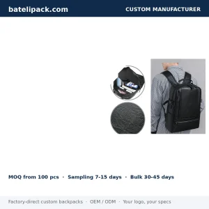 School Backpack — Custom Logo & OEM