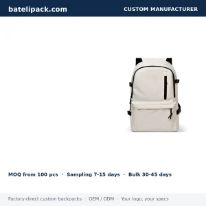 School Backpack with Large Capacity — Custom Logo & OEM