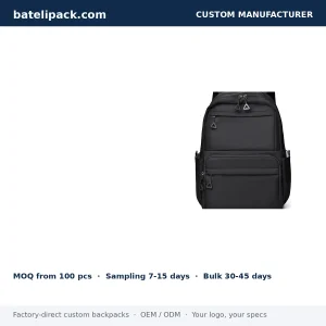 School Backpack with Large Capacity — Custom Logo & OEM