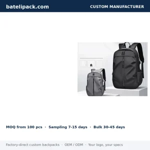 School Backpack with Lightweight — Custom Logo & OEM