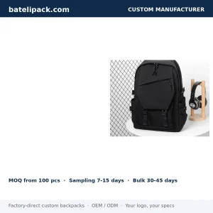 School Backpack with Large Capacity — Custom Logo & OEM
