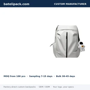 School Backpack with Large Capacity — Custom Logo & OEM