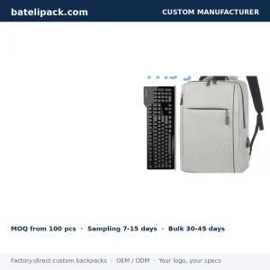 Travel Daypack with Large Capacity, Custom Logo — Custom Logo & OEM