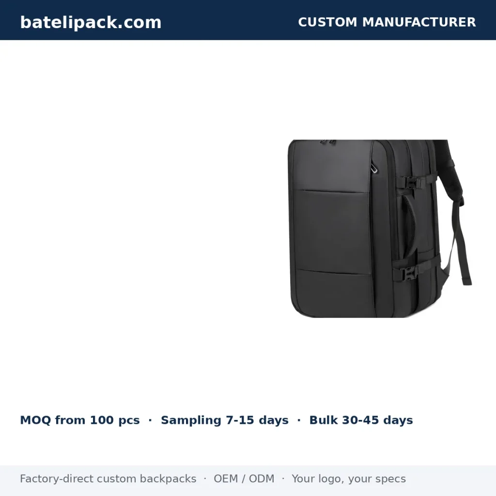Travel Daypack with Large Capacity — Custom Logo & OEM
