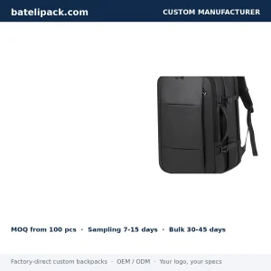 Travel Daypack with Large Capacity — Custom Logo & OEM