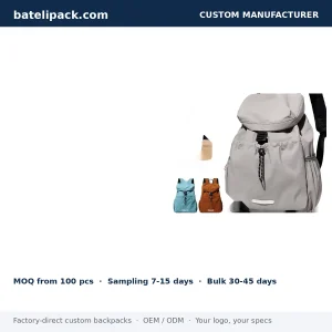 School Backpack with Large Capacity, Sport Use, Outdoor Use — Custom Logo & OEM
