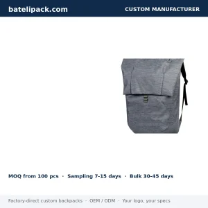 Business Backpack with Large Capacity, Padded Laptop Compartment, Separate Compartments — Custom Logo & OEM