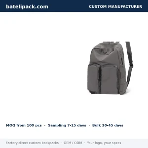 School Backpack with Large Capacity, Lightweight, Outdoor Use — Custom Logo & OEM