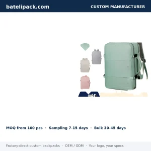 Travel Daypack with Large Capacity — Custom Logo & OEM