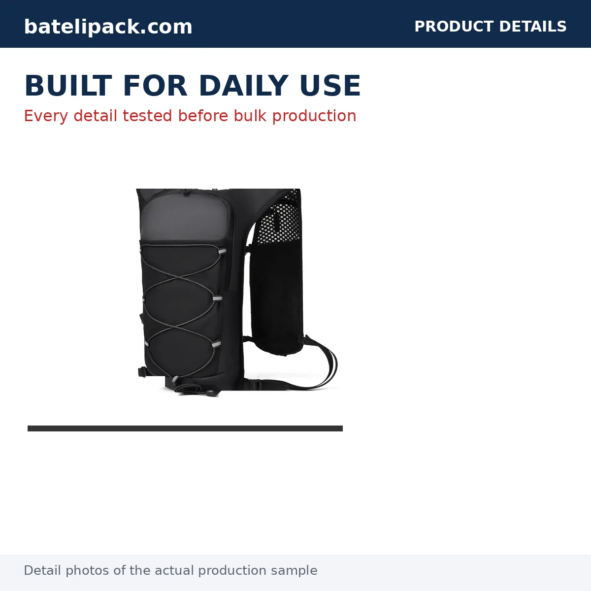 Outdoor Backpack with Water-Resistant — Custom Logo & OEM