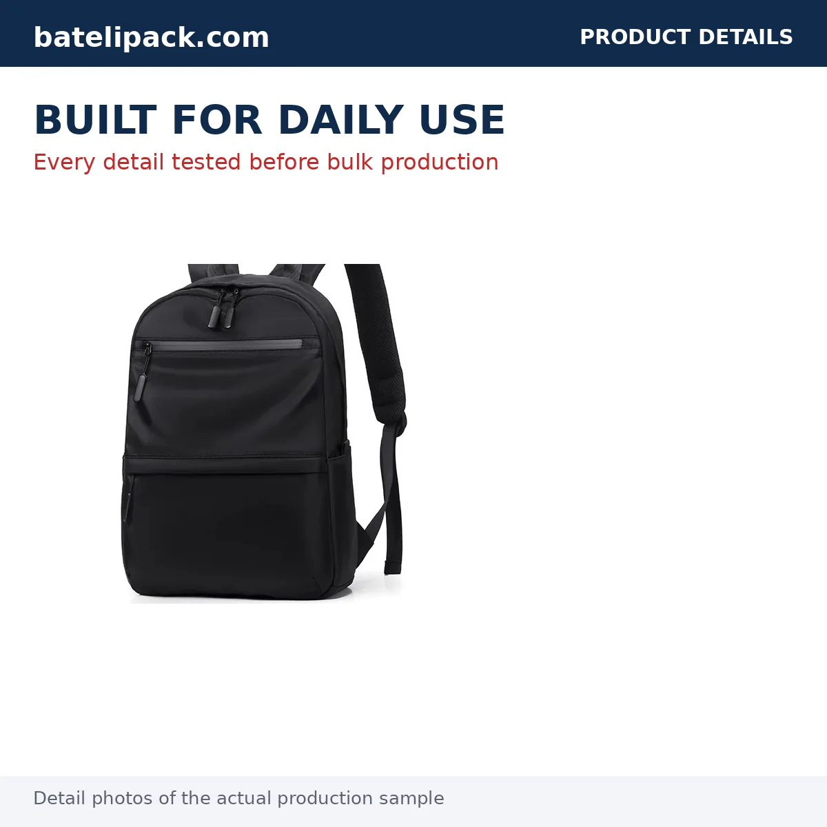 Business Backpack with Large Capacity, Student Use, School Use — Custom Logo & OEM