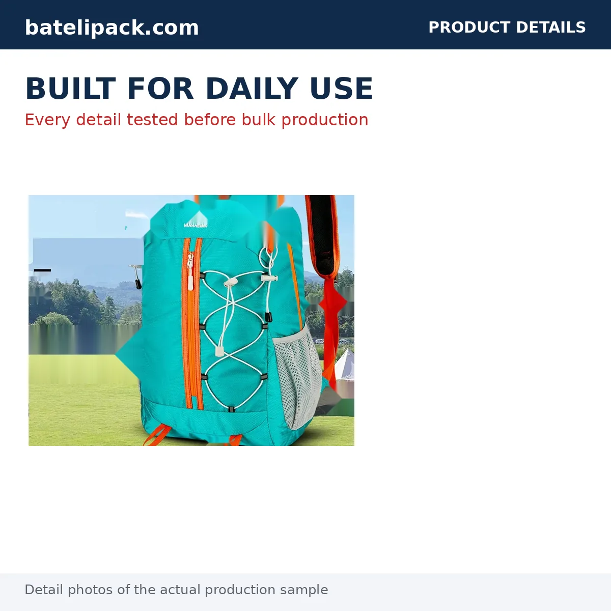 Outdoor Backpack with Large Capacity, Custom Logo — Custom Logo & OEM