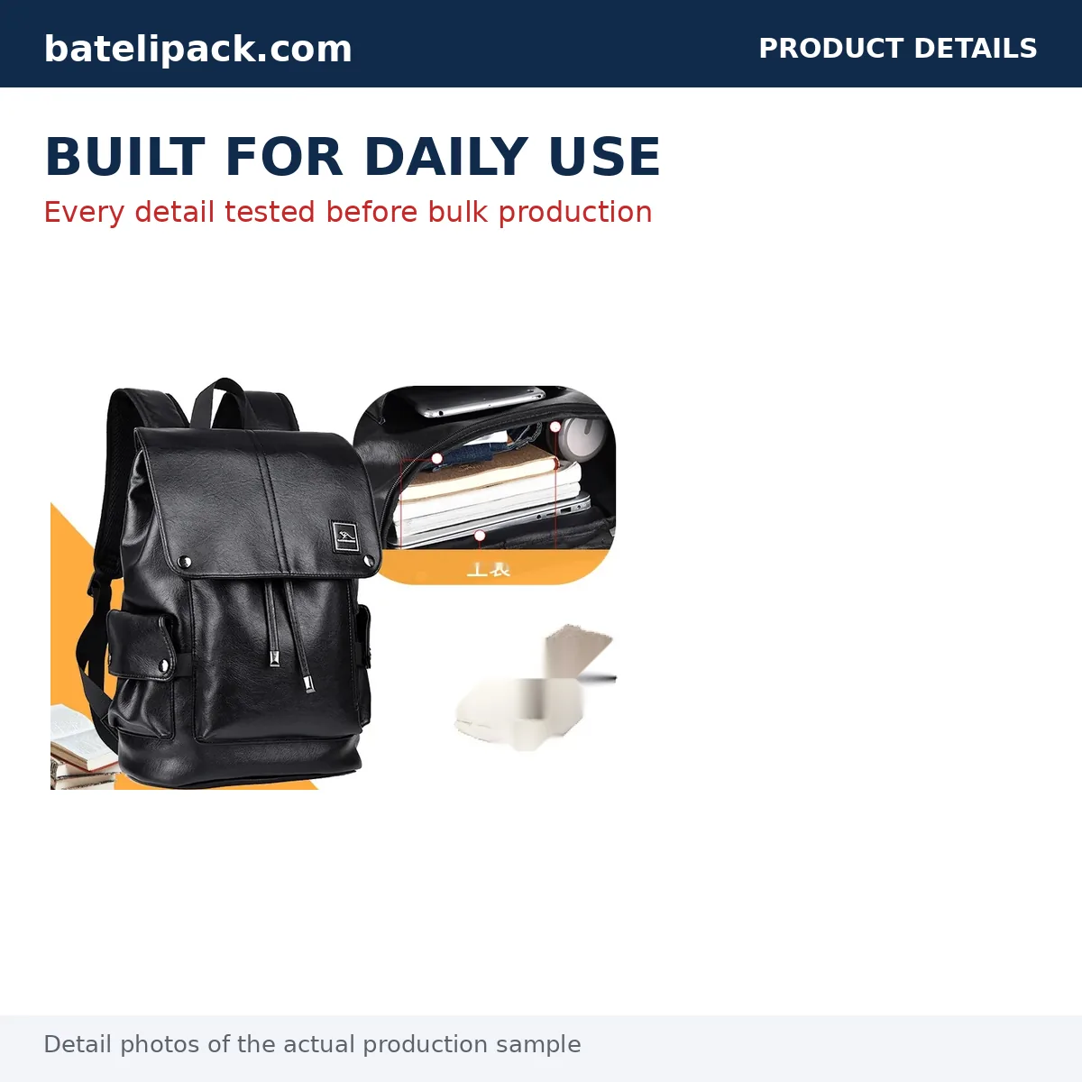 Travel Daypack with Large Capacity — Custom Logo & OEM