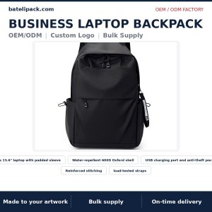 Business Laptop Backpack — Style 002