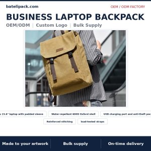 Business Laptop Backpack — Style 005