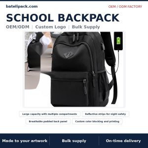 School Backpack — Style 006