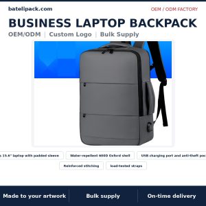 Business Laptop Backpack — Style 007