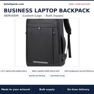 Business Laptop Backpack — Style 008