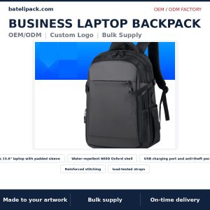 Business Laptop Backpack — Style 010