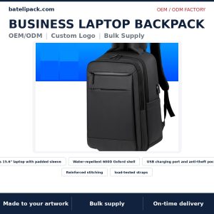 Business Laptop Backpack — Style 013