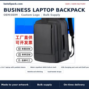 Business Laptop Backpack — Style 014