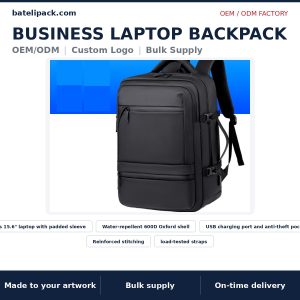 Business Laptop Backpack — Style 016