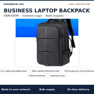 Business Laptop Backpack — Style 017