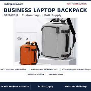 Business Laptop Backpack — Style 018