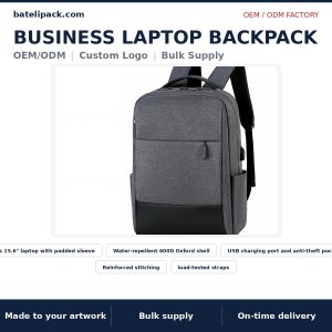 Business Laptop Backpack — Style 019