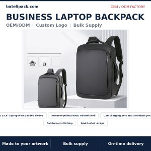 Business Laptop Backpack — Style 021