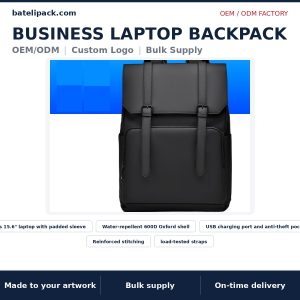 Business Laptop Backpack — Style 022