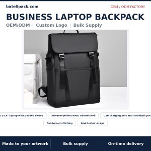 Business Laptop Backpack — Style 027